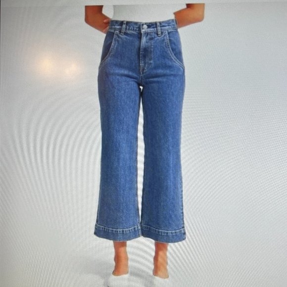 Everlane Denim - Everlane The Wide Leg Crop Jean Ankle Edition 02 Size 28